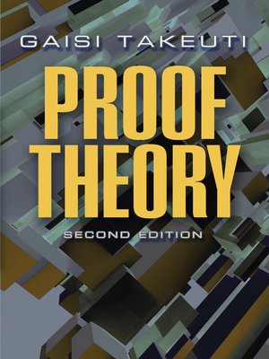 cover image of Proof Theory